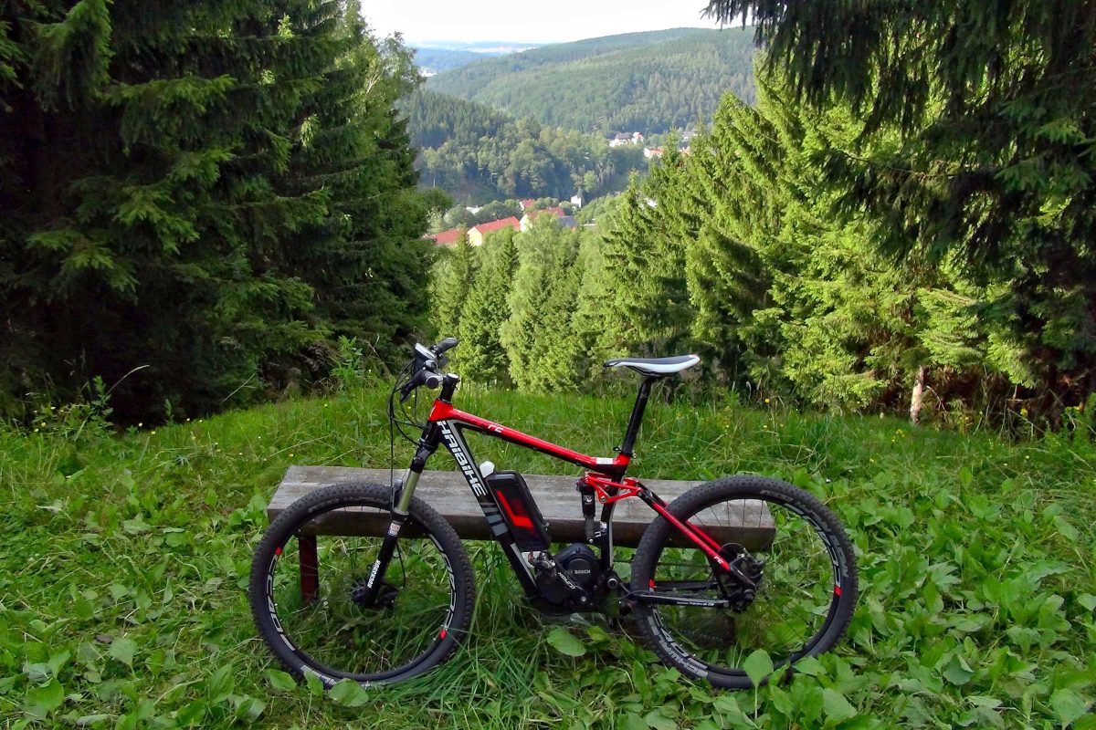 Mountainbiken im Erzgebirge