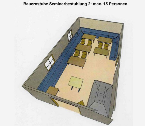 Bauernstube Seminarbestuhlung Bsp3